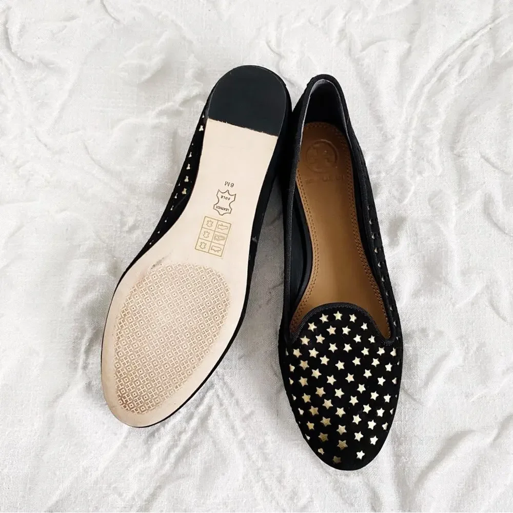 Tory Burch Olympia Star Genuine Calf Hair Loafer Size 6
